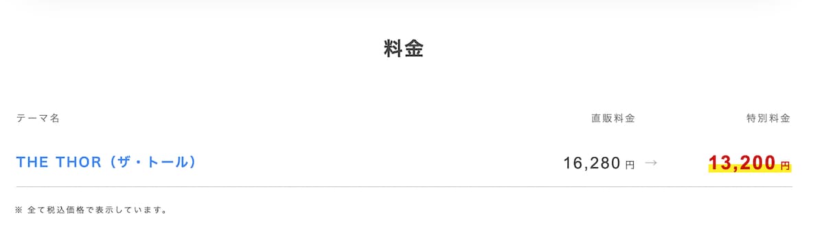 【The THOR】安い価格で買う方法【条件が合えば特典よりおトク】